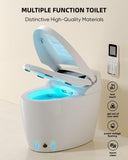 Smart Toilet with Bidet Built In with Warm Water Sprayer and Dryer