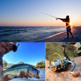 Sougayilang Spinning Fishing Reels Smooth 11BB for Inshore Boat Rock Freshwater Saltwater Fishing-DK1000