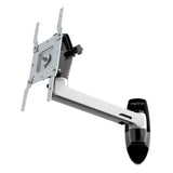 Ergotron – LX HD Single Monitor Swing Arm, VESA Wall Mount – for Monitors Up to 49 Inches, 0 to 50 lbs, Less Than 4 Inch Display Depth – One Extension