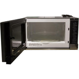 Sharp R1214TY 1.5 Cu. Ft. 1100W Over-the-Counter Microwave in Stainless Steel