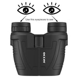 Occer 12x25 Compact Binoculars for Adults and Kids, Large Eyepiece Waterproof Binocular with Low Light Vision,High Powered Easy Focus Binoculars for Bird Watching,Outdoor Hunting,Travel,Sightseeing occer