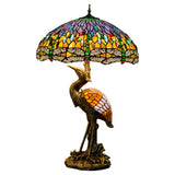 GAUUA Tiffany Table Lamp 18" Tiffany Style Large Table Lamp Dark