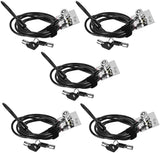 I3C Laptop Cable Lock Hardware Security Cable Lock Anti Theft Combination Lock with Anchor Plate, Laptop-Computer-Security-Locks (5Pack)