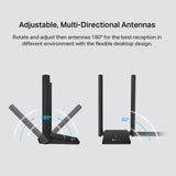 TP-Link WiFi 6 USB Adapter for Desktop PC - (Archer TX20U Plus) AX1800 Wireless Network Adapter with 2.4GHz