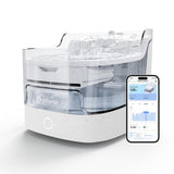 PETGUGU AI Cat Water Fountain with App, 2L Motion Activated Pet Water Fountain, Automatic Pet Water Dispenser Ultra Quiet Wireless Pump, 8-Layer Filtration BPA-Free for Cats & Small Dogs