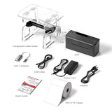 Phomemo Bluetooth Thermal Shipping Label Printer with Holder & 500pcs Label