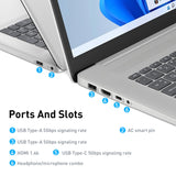 HP 17.3” FHD IPS LED Anti-Glare 300 nits Laptop, AMD Ryzen 5 7430U 6-core CPU, 8GB RAM, 256GB Storage, Webcam w/Shutter, Microsoft Copilot Key, Wi-Fi 6, BT 5.4, Win11H, w/Laptop Cooler, 17-cp3000