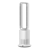 Xcity TP09Pro Commercial Bladeless Tower Fan, 3-in-1 Air Purifier, Space Heater & Cooling Fan, Remote Control, HEPA H13 Filtration for Bedroom & Home Office, Silver & White