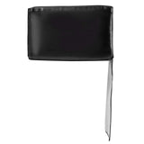 Artist hand Barber Booster Seat for Kids, Children Salon Chair Cushion, 6.5" Thick Toddler Booster Seat for Hair Cutting with Foot Protector, Black Synthetic Leather