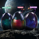 WATERELF 3Pc Easter Egg Galaxy Slime for Kids, Easter Basket Stuffers Fidget Sensory Artistic Therapy Slime Toys for Boys Girls Adults, Stress Relief Non-Sticky - Each 420ml 18oz - Green/Blue/Purple