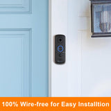 TOUCAN Wireless Video Doorbell Camera V3 with Chime – Battery Powered Smart Doorbell, HD Video, Motion Detection Alerts, 2-Way Talk, Night Vision, Wide Angle Security Camera, No Subscription Required