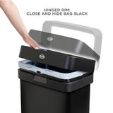 Clorox 13 Gallon Trash Can - 50L Slim Open Top Garbage Bin for Commercial Spaces, Kitchen