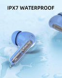 Blue Wireless Earbuds P1 PRO, Earphones Wireless Bluetooth Headphones with Clear Call Mics Ear Buds BYDTOOPCBD