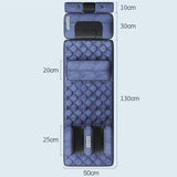 CNPSMYF Full Body Massage Mat with Heat, Foot Massager Whole Body Vibration Massage Pad 1.4-1.9m Adjustable Multifunctional Body Massage Mattress for Back Neck Lumbar Leg Foot