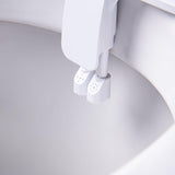 seido Origin 1.0 - Ultra-Slim Non-Electric Bidet Attachment for Toilet – Dual Nozzle, Adjustable Water Pressure, Easy DIY Installation, Self-Cleaning Sprayer, Eco-Friendly Design (White)