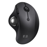 seenda Wireless Trackball Mouse, Ergonomic Bluetooth Rollerball Mouse,Black