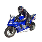 Tiodei 1/6 Scale Self-Balancing RC Motorcycle, Six-Axis Gyroscope,2.4GHz Dual Motor Remote Control Bike, Wheelie Stunt Model (RTR Version/Blue)