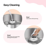 ROVSUN 15 Inch Cotton Candy Machine Commercial, Candy Floss Maker Electric Cotton Candy Maker w/Stainless Steel Bowl & Sugar Scoop for Home Party Carnival Birthday (Red)