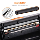 GRSJKRI Desktop Thermal Label Printer for 4x6 Shipping Package All in Maker 180mm/s Sticker Max.110mm Paper(USB)