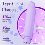 Bikini Trimmer for Women - 2 in 1 Women Electric Razor, Rechargeable Body Hair Trimmer and Facial Hair Remover, IPX7 Waterproof Wet & Dry Use Womens Electric Shaver for Bikini Underarm