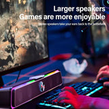 BXNSDFS LED Subwoofer Audio AUX Speaker Surround for PC Laptop Mobile Phone