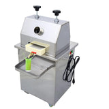 WYDDDARY Electric 3 Rollers Vertical Sugarcane Juicer Machine Stainless Steel Sugar Cane Press Juice Extractor Sugar Cane Juice Squeezer for Home Commercial 110V 1100W