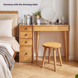 Plant support Round solid wood step stool garden stool Wooden Stoo
