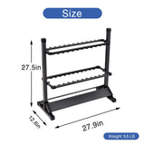JOYWAVE Fishing Rod Holders,Aluminium Fishing Pole Holders,Portable Fishing Rod Rack,Holds Up to 24 Rods,Fishing Pole Vertical Ground Display Rack