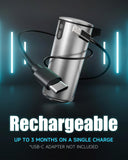 AIKE SensePro Automatic Soap Dispenser Type-C Rechargeable, Brushed Stainless Steel Finish 12.8 fl.oz. for Liquid Soap