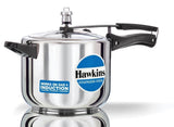 Hawkins 5 Litre Pressure Cooker, Stainless Steel Inner Lid Cooker, Induction Cooker, Silver (HSS50)