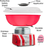 Cotton Candy Machine - Cotton Candy Maker with 10 Cones and Sugar Scoop - By The Candery (12inch)