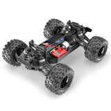 Redcat Racing Volcano 16 1/16 Scale RC Monster Truck – Electric Remote Control Car with 4WD, LED Lights, 2.4GHz Radio, 2 Rechargeable Li-Ion Batteries & Charger - Red
