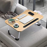 Slendor Lap Desk with Tablet Slot, Foldable Laptop Table with Storage Drawer for Bed
