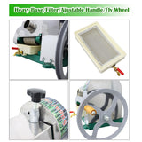 Manual Sugarcane Juicer, Sugarcane Press, 3 Stainless Steel Rollers, 330lb/h Output, 2.4" Inlet, Sugar Cane Juice Extractor Squeezer for Home Commercial INTBUYING