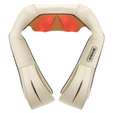 Nekteck Shiatsu Neck Massager with Heat for Pain Relief Deep Tissue, 2026 Upgraded 3D Back Shoulder Kneading Massage Pillow, Relaxation Gifts for Him Her Mom Dad Mother's Day, Beige (NOT Cordless)