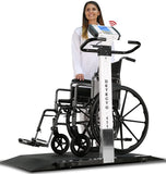 Detecto 6550 Portable Electronic Physician's Wheelchair Weigh Scale