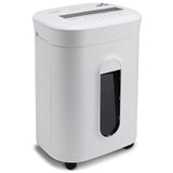 Professional Grade 10-Sheet High Security Micro-Cut Paper and Credit Card Shredder/ 60 Minutes/Security Level P-5, White Aurora