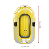 Inflatable Kayak Canoe for 1 Person with Quick Inflation, Storage, and Material for Fishing, Rowing, and Watersports FUZHUI