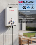 GASLAND BE158 Tankless Water Heater Propane | CSA Certified | 1.58 GPM, 41,000 BTU | Instant Hot Water Heater Outdoor Use Propane Shower for Camping, Off-Grid Living