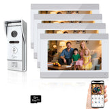 4-Wire Smart Video Doorbell Multi-Apartment Access Control System