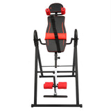 Fujsnmu Inversion Table, 330LBS Heavy Duty Adjustable Foldable Frame with Extended Ankle Lock, Back Pain Relief Kit for Home Gym, Office & Physical Therapy