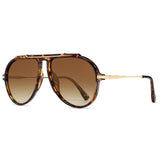 SOJOS Retro Oversized 70s Aviator SunglassesWomen Men SJ2693 Tortoise Brown