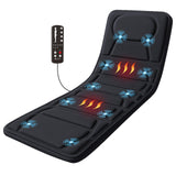CooCoCo Full Body Massage Mat with Heat, 10 Vibrating Motors Vibration Back Massage Pad, Full Body Massager for Bed Chair Sofa, Massage Mattress Pad, Gifts for Mom Dad Men Women(Vibration Only)