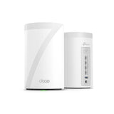 TP-Link Deco 7 Pro BE63 Tri-Band WiFi 7 BE10000 Whole Home Mesh System- 6-Stream 10 Gbps, 4x2.5G Ports Wired Backhaul, 4X Smart Internal Antennas, VPN, HomeShield (2-Pack)