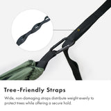 WHTE MOSS Suparpine II Hammock for Camping with Straps Included (Deep Blue, Double)