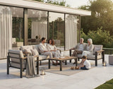 Aluminum Outdoor Patio Furniture Set with Coffee Table