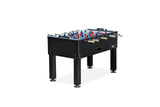 KICK Onyx 55" Foosball Table (Obsidian) – Full-Size Table Soccer for Adults – Includes Semi-Solid Steel Rods, Scratch-Proof Finish & Counterbalanced Players