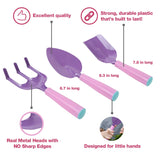 Kids Gardening Tool Set Bundle Includes 2 Color Variations (Pink and Blue)