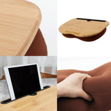 Portable Lap Desk for Tablets and Smartphones, Ergonomic Work Surface