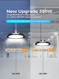 ONLYLUX 6-Pack 350W UFO LED High Bay Light, 52500LM 5000K High Bay Light